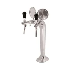 Tapptorn, Öltorn, Ölkran, Ölstolpe, Ölkolumn krom 2-vägs, elegant, toppkvalitet! (Paketpris)