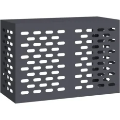 vidaXL Täckning för Luftkonditionering Antracit 90 x 40 x 60 cm Stål