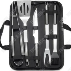 TD® BBQ-set i rostfritt stål Oxford tygpåse BBQ-redskap Utomhus BBQ-set Grillverktyg