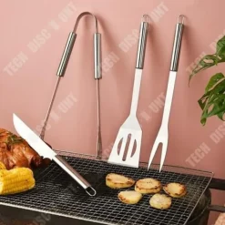 TD® BBQ-set i rostfritt stål Oxford tygpåse BBQ-redskap Utomhus BBQ-set Grillverktyg