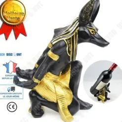 TD® Dekorativ vinflaskhållare bordsdekoration presentidé original hemstöd förvaring drycker alkoholställ skulptur