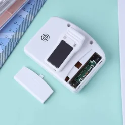 TD® elektronisk digital kökstimer - LCD Countdown Counter Alarm - Multifunktionell vit