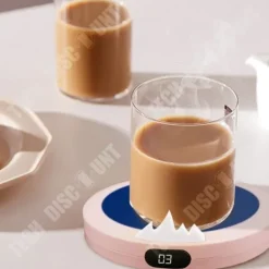 TD® 3-hastighets justerbara varma glasunderlägg Intelligent avstängningsskydd Termostatiska glasunderlägg