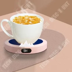 TD® 3-hastighets justerbara varma glasunderlägg Intelligent avstängningsskydd Termostatiska glasunderlägg