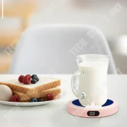 TD® 3-hastighets justerbara varma glasunderlägg Intelligent avstängningsskydd Termostatiska glasunderlägg