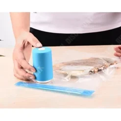 Vakuumförpackare-TD® Professional Food Vakuum Sealer Appliance Kökskonservering Preparation Rolls Saver Matförvaring Blå