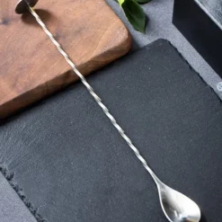 Drinkshakers & Drinkverktyg-Teardrop Bar Spoon Set (20.5cm & 25.5cm) - Rostfria Cocktail Mixing Spoons