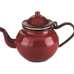 Ibili Tekanna - - 910350 - Emaljerat stål - Röd - Diskmaskinssäker