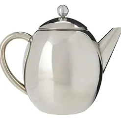 Kaffe- & Tekannor-Tekanna - LEOPOLD VIENNA - London - Blankt rostfritt stål - 1,2L - Dubbelvägg