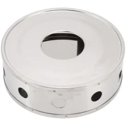 Tekanna varmare i rostfritt stål med cirkulär ventilationsdesign