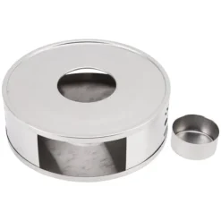 Tekannavärmare - ihålig design i rostfritt stål med ventilationshål