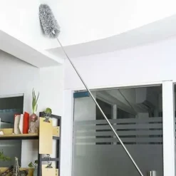 Telescopic dust brush with two attachments - Enklare rengöring under soffan - Städmopp - Easyclean - Dammvippa