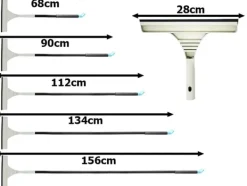 Rengöringsmedel-Teleskopisk Borste för Fönsterputs – 68–156 cm