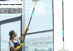 Rengöringsmedel-Teleskopisk Borste för Fönsterputs – 68–156 cm