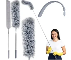 Rengöringsutrustning-Teleskopisk Dammvippa - 2-delar