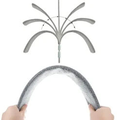 Rengöringsutrustning-Teleskopisk Dammvippa - 2-delar