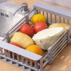 Durkslag & Silar-Teleskopisk Durkslag för Grönsaker & Disk