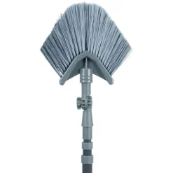 Rengöringsutrustning-Teleskopisk kvast för damm och spindelnät, triangulär, 140-327 cm