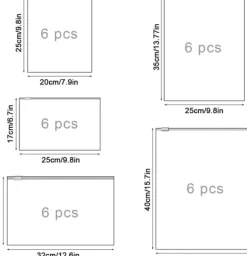 Återanvändbara blixtlåspåsar, 30 st vattentäta frostade plastpåsar, för kläder, underkläder, skor och andra accessoarer