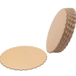 Utrustning För Tårtdekoration-Återanvändbara dubbelsidiga runda tårtbrädor för bröllop och födelsedagsfest - Set med 10 (12 tum)