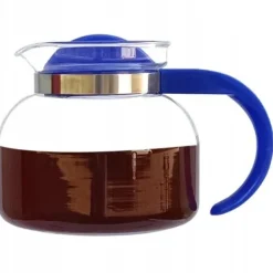 Kaffe- & Tekannor-TERMISIL GLASKANNA 1,3L FÖR KAFFE, TE, ÖRTER, KAYA, VÄRMETÅLIG, POLSK