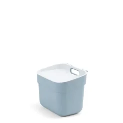 Källsorteringskärl-Återvinningskorg - Curver - 5L - Återvunna material - Blå/Grå - Pedal