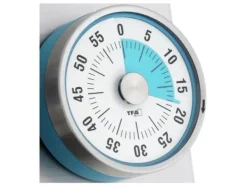 TFA-Dostmann 38.1028.20, Mekanisk kökstimer, Turkos, 60 min., Plast, Rostfritt stål, Analog, Magnetisk