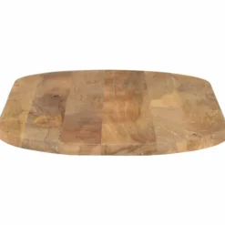 The Living Store Bordsskiva 90x40x3,8 cm oval massivt mangoträ - Bordsskivor