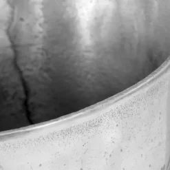 The Living Store Champagnekylare massiv aluminium 39x29x71 cm silver - Skulpturer & statyer