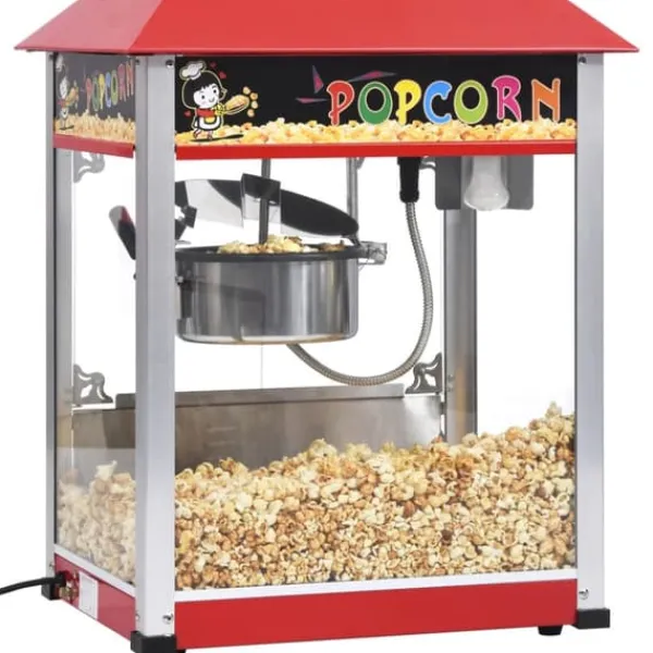 The Living Store Popcornmaskin med teflonbeläggning 1400 W - Popcornmaskiner