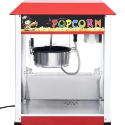 The Living Store Popcornmaskin med teflonbeläggning 1400 W - Popcornmaskiner