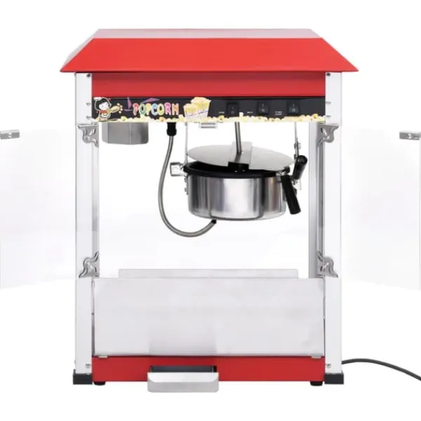 The Living Store Popcornmaskin med teflonbeläggning 1400 W - Popcornmaskiner