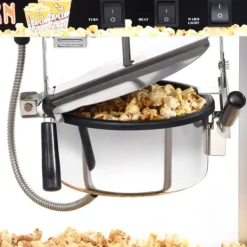 The Living Store Popcornmaskin med teflonbeläggning 1400 W - Popcornmaskiner