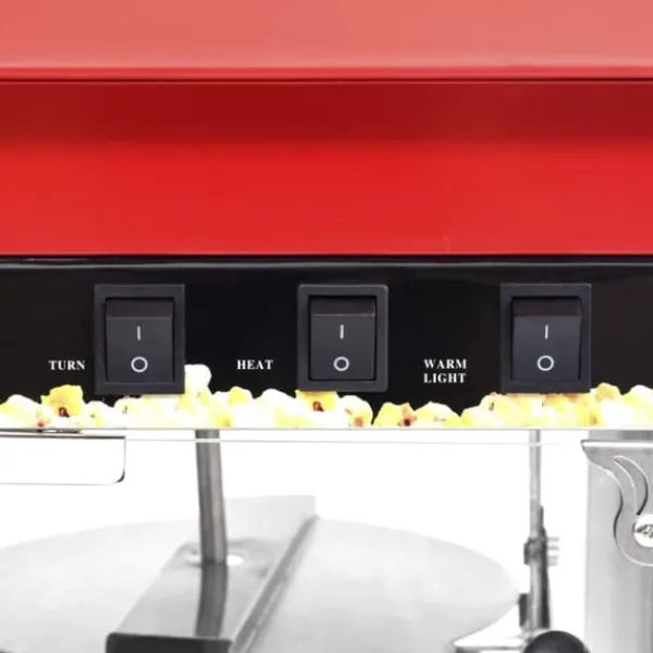 The Living Store Popcornmaskin med teflonbeläggning 1400 W - Popcornmaskiner