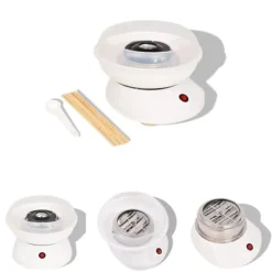 Maskiner För Spunnet Socker-The Living Store Sockervaddsmaskin 480 W vit - Sockervaddsmaskiner