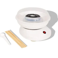 Maskiner För Spunnet Socker-The Living Store Sockervaddsmaskin 480 W vit - Sockervaddsmaskiner