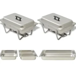 The Living Store Varmhållningskärl 2 st rostfritt stål - Varmhållningskärl