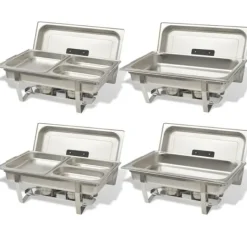 The Living Store Varmhållningskärl 4 st rostfritt stål - Varmhållningskärl