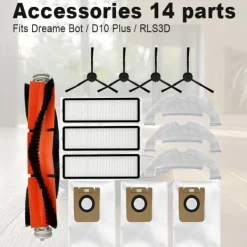 Dammsugartillbehör-Tillbehör 14 delar Dreame Bot / D10 Plus / RLS3D