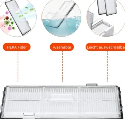 Dammsugartillbehör-Tillbehör 22 delar till Roborock S7/S7+/S7 MaxV/S7 MaxV Plus/S7 MaxV Ultra Roborock S7/S7+/S7 MaxV/S7 MaxV Plus/S7 MaxV Ultra