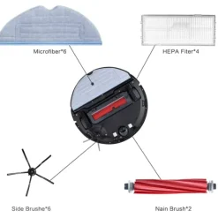 Dammsugartillbehör-Tillbehör 20 delar Xiaomi Roborock S7 T7 serien