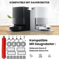 Tillbehör för Roborock Qrevo S/Qrevo Pro robotdammsugare