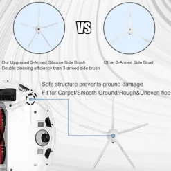 Robotdammsugare-Tillbehör Xiaomi Roborock S5 Max/S50/S51/S55/S5/S60/S65/S6/S6 Pure/S6 MAXV 22 delar