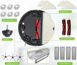 Tillbehörskit Xiaomi Roborock Robotdammsugare S6/S60/S65/S5 Max/T6