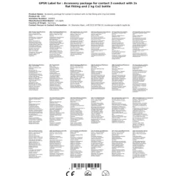 Ölkranar-Tillbehörspaket för Kontakt 2 rader med 2x typ A fatkoppling och 2 kg CO2 flaska