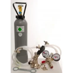 Tillbehörspaket, Tillbehörssats, Uppsättning tillbehör 2 med en typ A fatkoppling, 7mm! Öl slang och 2,0 kg co2 flaska för 1-linjiga Öltapp