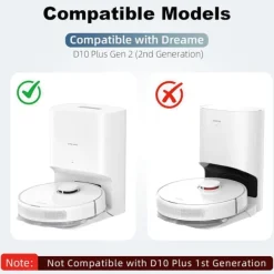 Tillbehörssats för robotdammsugare för Dreame D10 Plus Gen 2