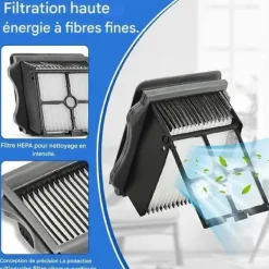 Tineco s5 - Ersättningsborstrulle och HEPA-filter för Tineco Floor One S5 / S5 Pro / S5 Extreme våt och torr dammsugare