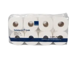Toalettpapper-Toalettpapper, ABENA Care-Ness Excellent, 3-lagers, 38m x 9cm, Ø12,5cm, vitt - (9 st.)