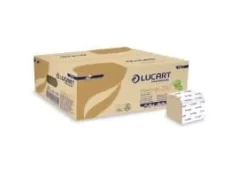 Pappershanddukar-Toalettpapper Econatural i lös ark 2-lag genbrug 10x21 cm,40 pk x 210 stk/krt